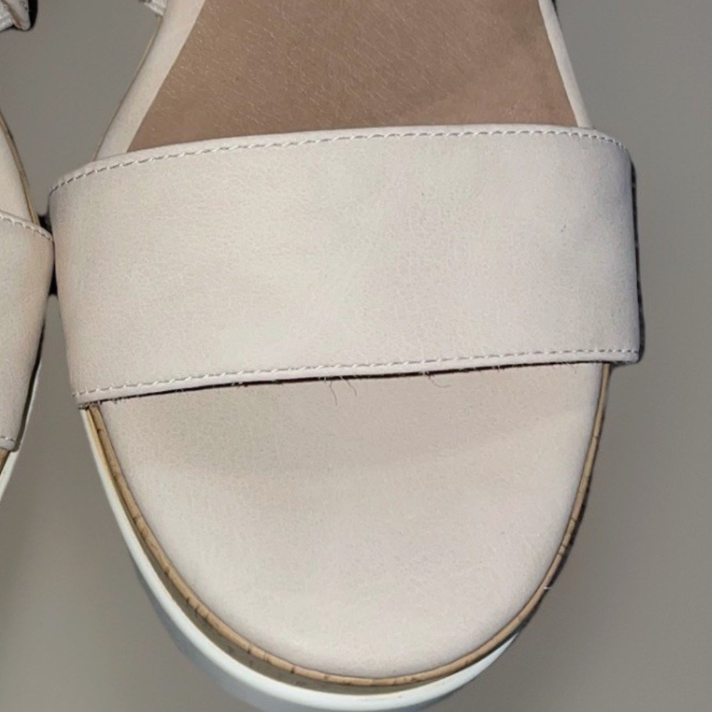 Soul Naturalizer Wedge Sandals 8.5 Wide Goodtimes Porcelain - Picture 13 of 15